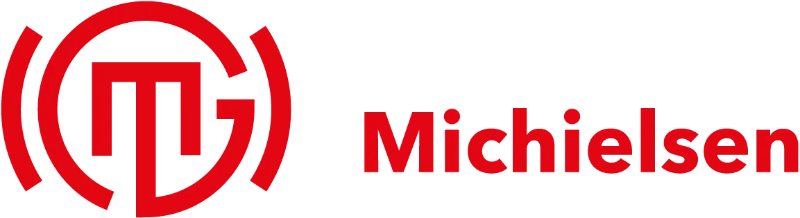 Garage Michielsen logo voor op een donkere achtergrond.